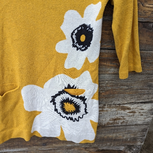 Anthro Field Flower Poppy Sweater Dress - Picture 5 of 8